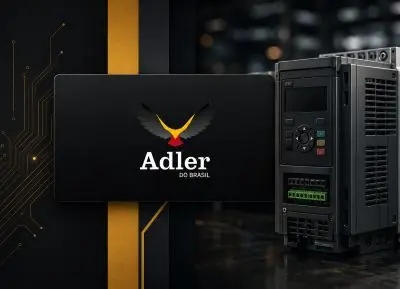 Fachada industrial e empresa Adler do Brasil